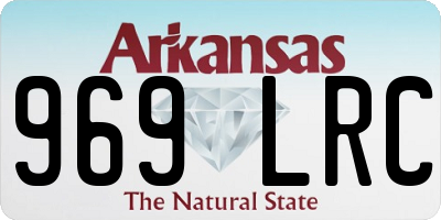 AR license plate 969LRC