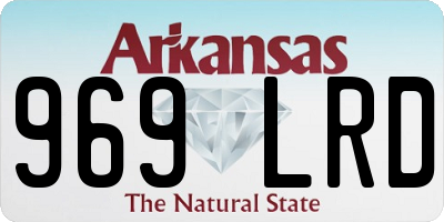 AR license plate 969LRD