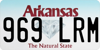 AR license plate 969LRM