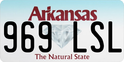 AR license plate 969LSL