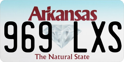 AR license plate 969LXS