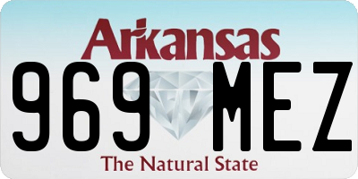 AR license plate 969MEZ