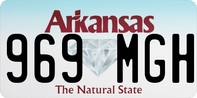 AR license plate 969MGH