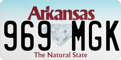 AR license plate 969MGK
