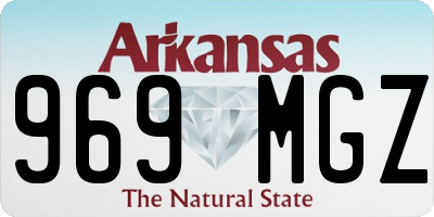 AR license plate 969MGZ