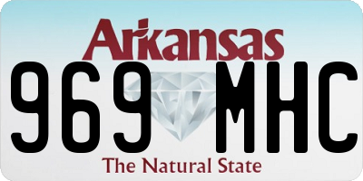 AR license plate 969MHC