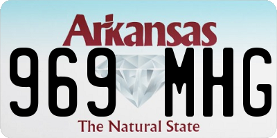 AR license plate 969MHG