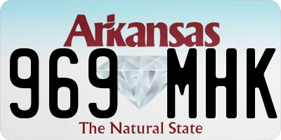 AR license plate 969MHK