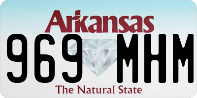 AR license plate 969MHM