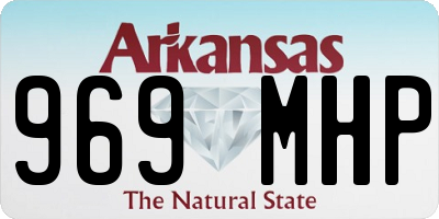 AR license plate 969MHP