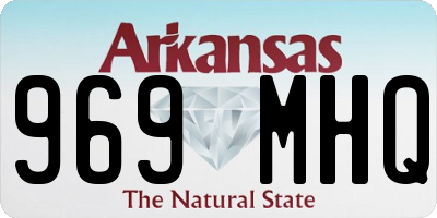 AR license plate 969MHQ