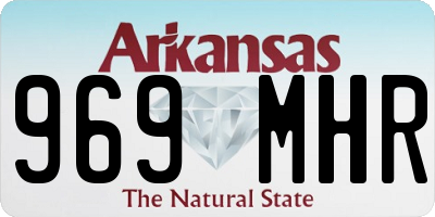 AR license plate 969MHR