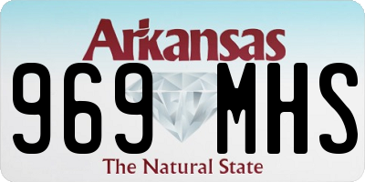 AR license plate 969MHS