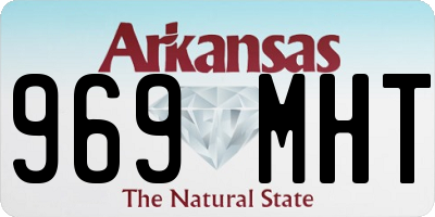 AR license plate 969MHT
