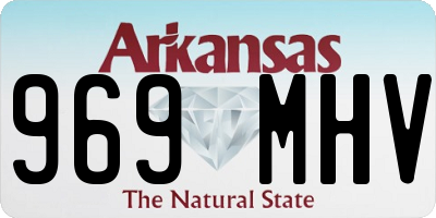 AR license plate 969MHV