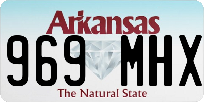 AR license plate 969MHX