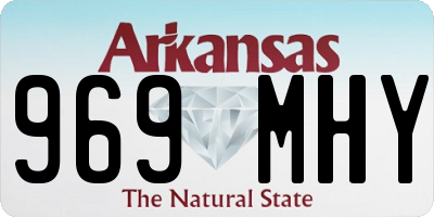 AR license plate 969MHY