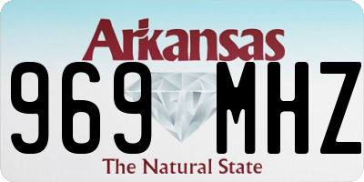 AR license plate 969MHZ