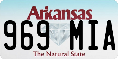 AR license plate 969MIA
