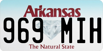 AR license plate 969MIH