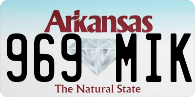 AR license plate 969MIK
