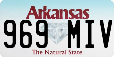 AR license plate 969MIV
