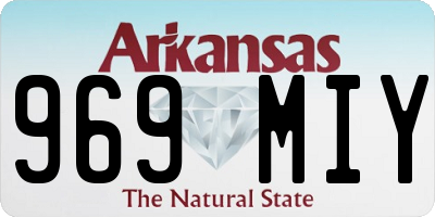 AR license plate 969MIY