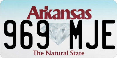 AR license plate 969MJE