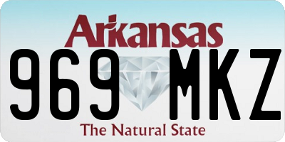 AR license plate 969MKZ