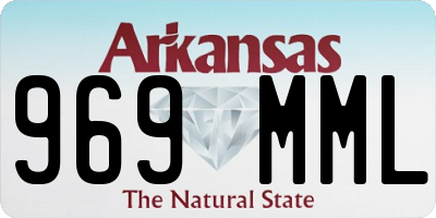 AR license plate 969MML