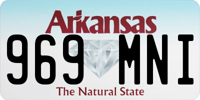 AR license plate 969MNI
