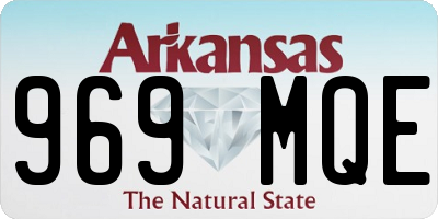 AR license plate 969MQE