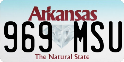 AR license plate 969MSU