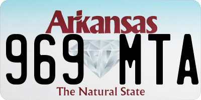AR license plate 969MTA