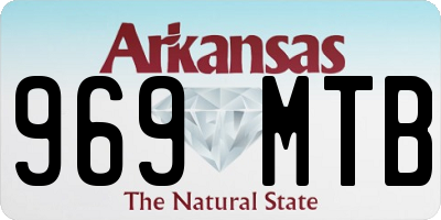 AR license plate 969MTB