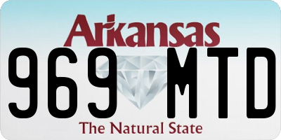 AR license plate 969MTD