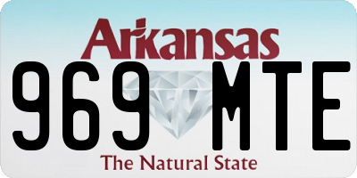 AR license plate 969MTE