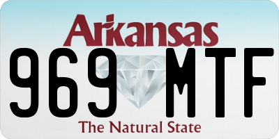 AR license plate 969MTF