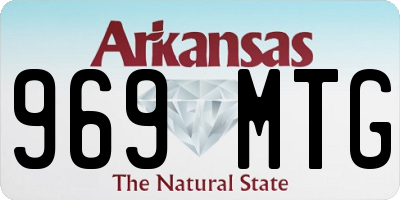 AR license plate 969MTG