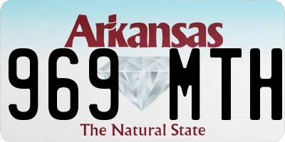 AR license plate 969MTH