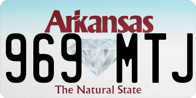 AR license plate 969MTJ