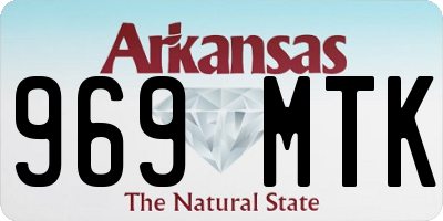 AR license plate 969MTK