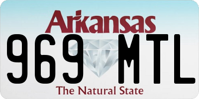 AR license plate 969MTL