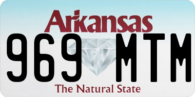 AR license plate 969MTM