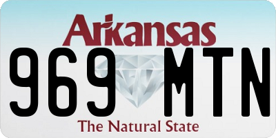 AR license plate 969MTN
