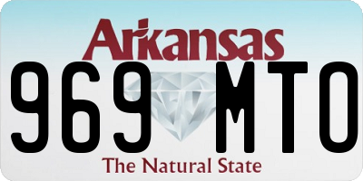 AR license plate 969MTO