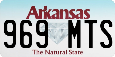 AR license plate 969MTS