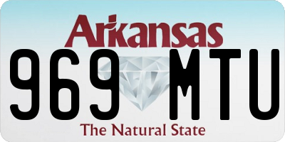 AR license plate 969MTU