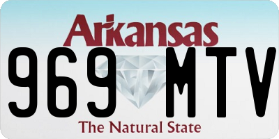 AR license plate 969MTV