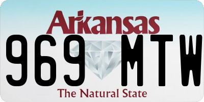 AR license plate 969MTW